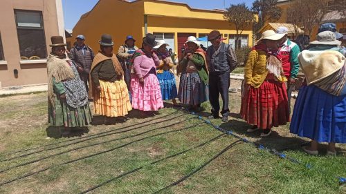 17 de septiembre - Visita de pobladores de los municipios de Ancoraimes y Luribay en el intercambio de experiencias en el manejo de agua y riego