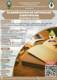 23 de septiembre al 25 de noviembre - Curso Teórico práctico de elaboración de escritos científicos